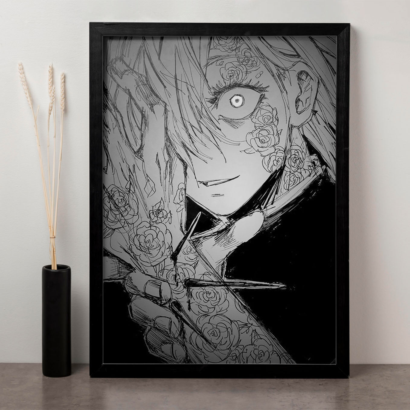 Jujutsu Kaisen Nobara Jujutsu Poster Art Framed 13x19-Inch - SoulAbiti