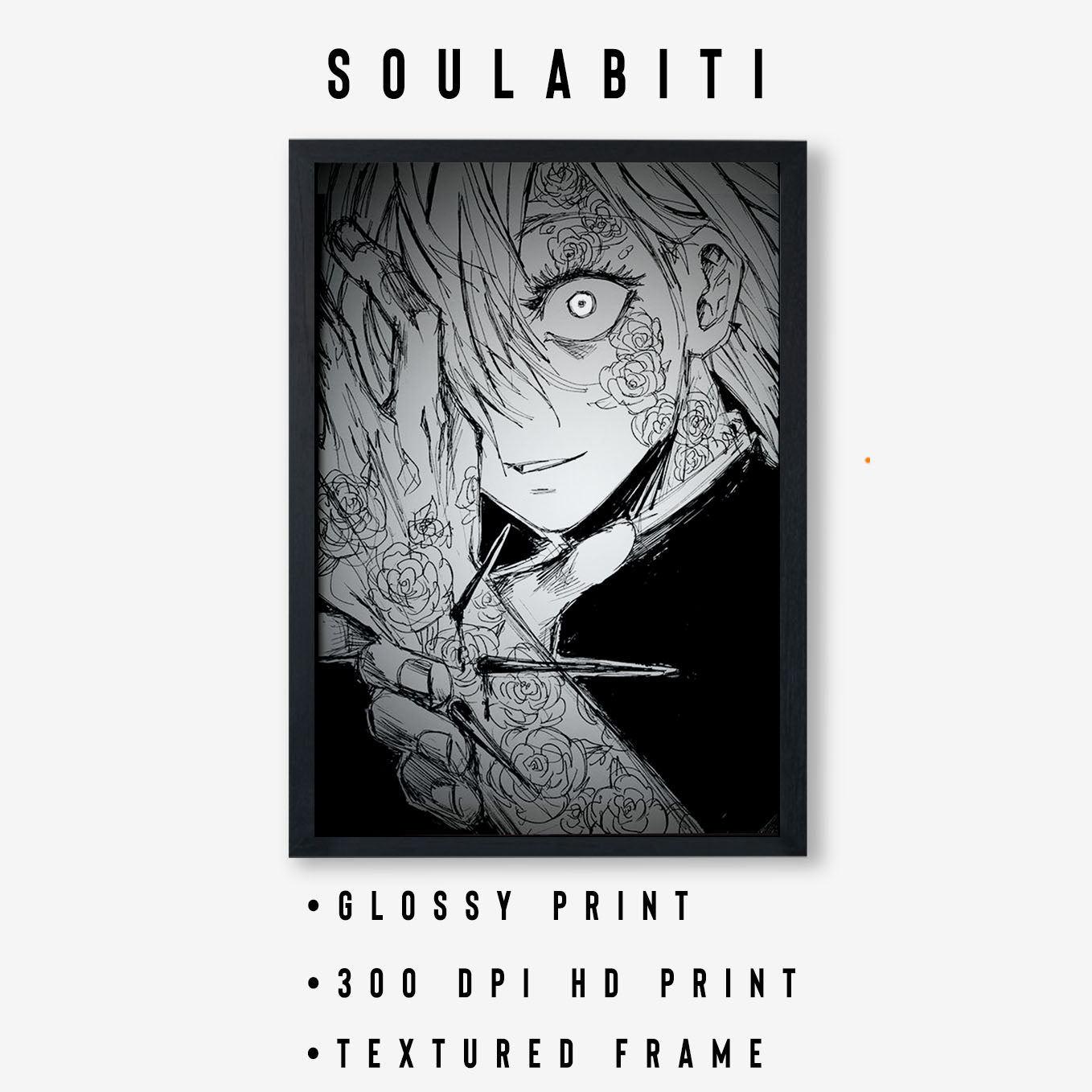Jujutsu Kaisen Nobara Jujutsu Poster Art Framed 13x19-Inch - SoulAbiti