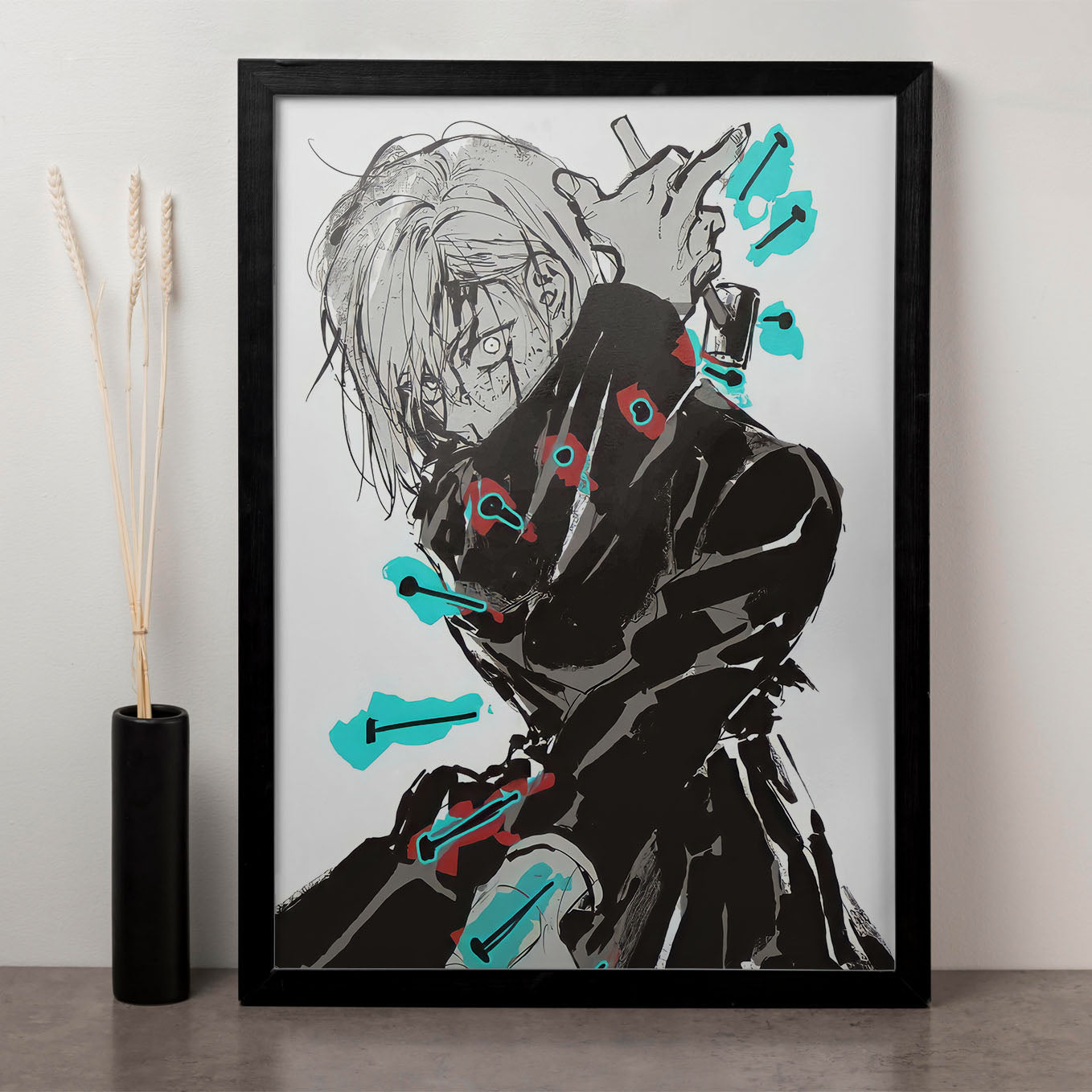 Jujutsu Kaisen Nobara Kugisaki Poster Framed 13x19-Inch - SoulAbiti