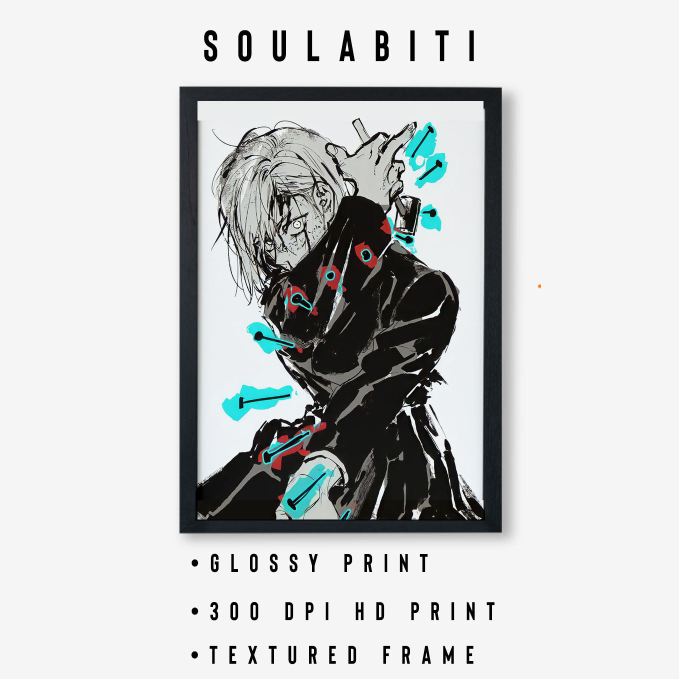 Jujutsu Kaisen Nobara Kugisaki Poster Framed 13x19-Inch - SoulAbiti