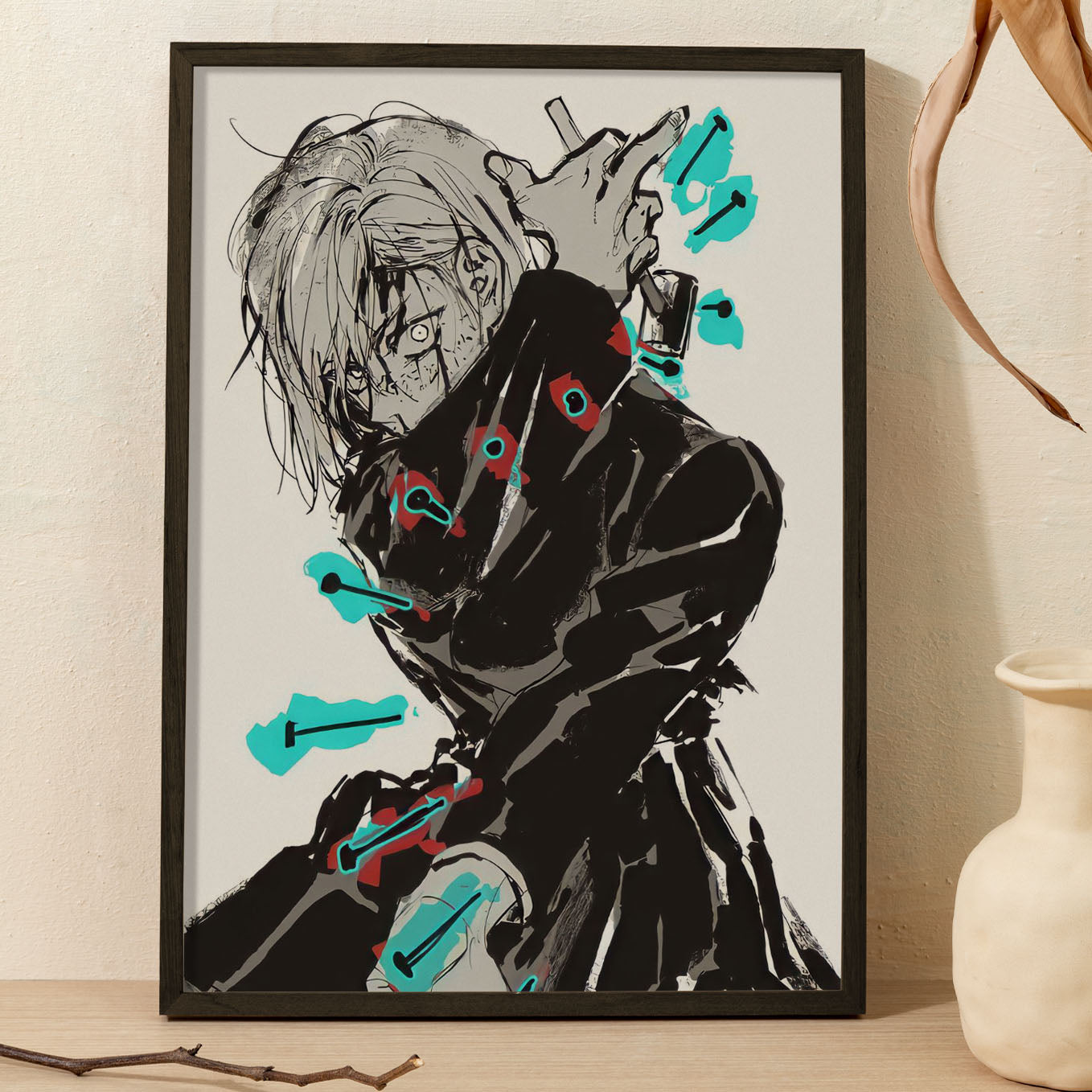 Jujutsu Kaisen Nobara Kugisaki Poster Framed 13x19-Inch - SoulAbiti
