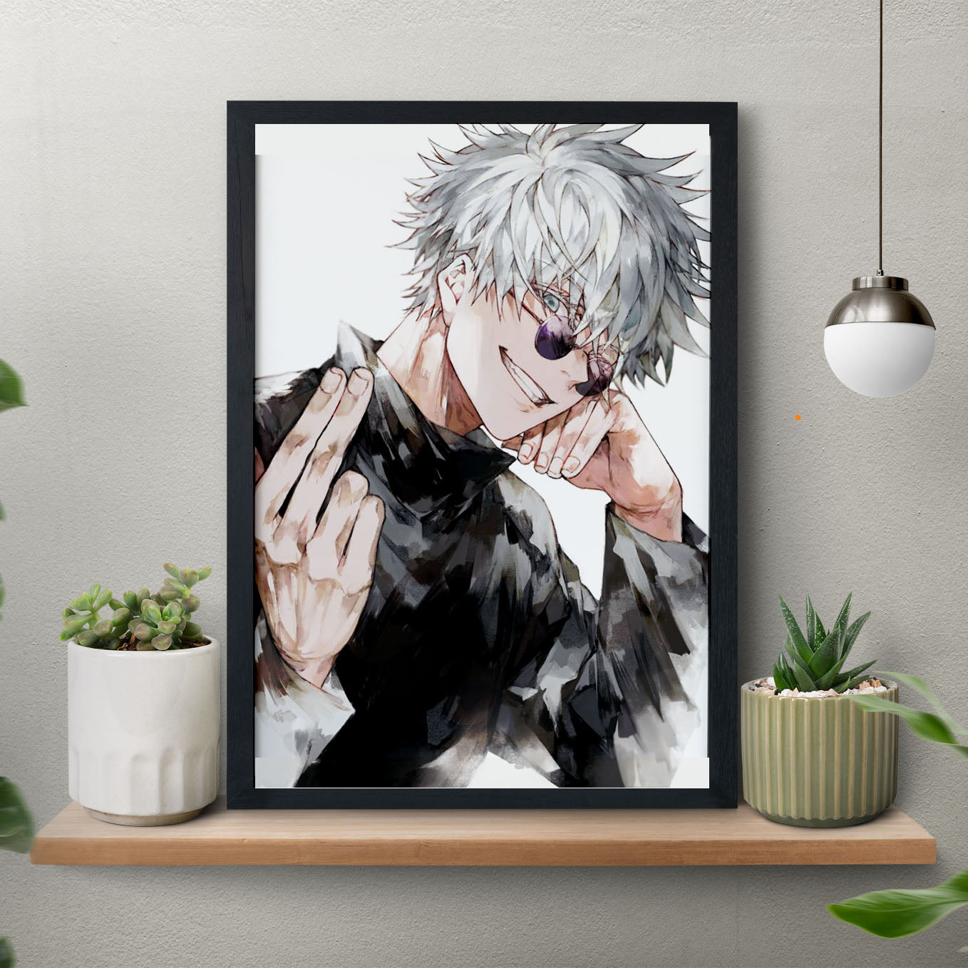 Jujutsu Kaisen Strongest Jujutsu Sorcerer Poster Framed 13x19-Inch - SoulAbiti