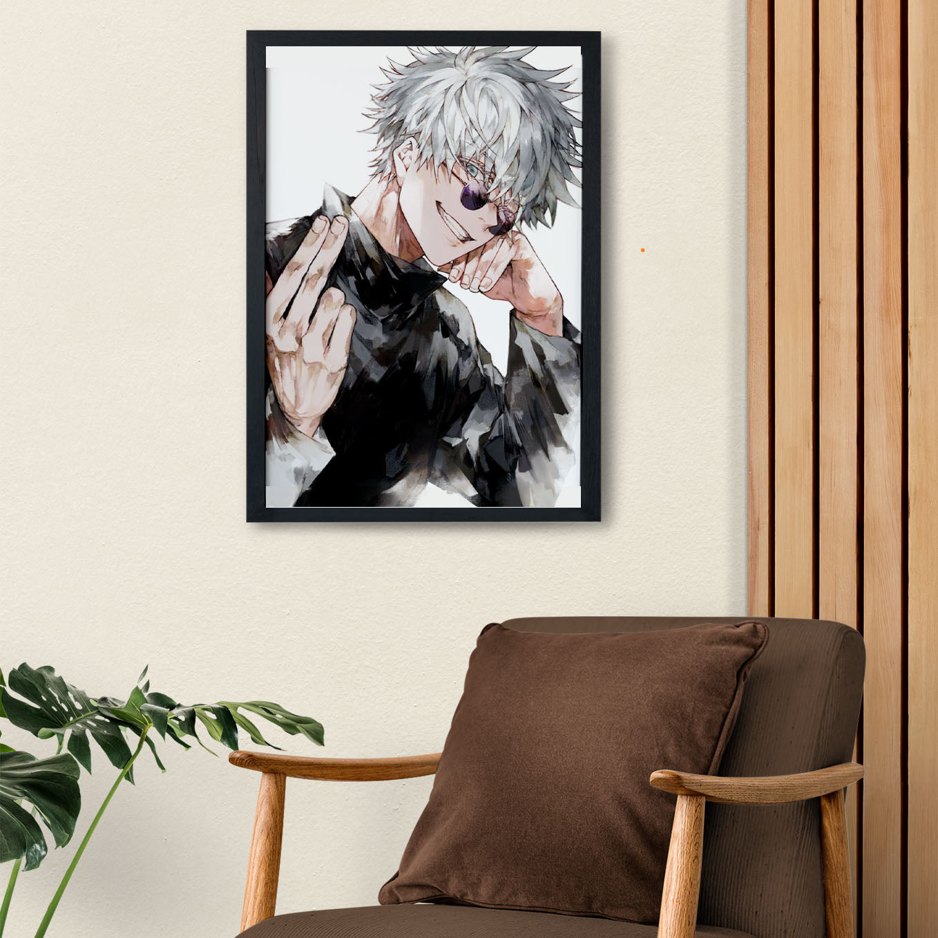 Jujutsu Kaisen Strongest Jujutsu Sorcerer Poster Framed 13x19-Inch - SoulAbiti