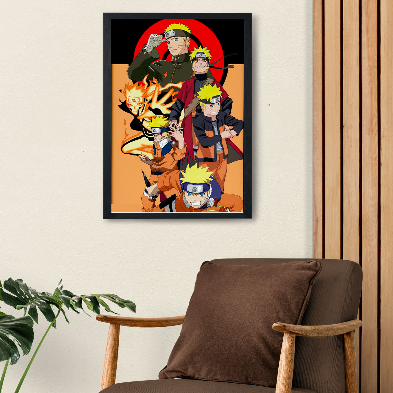 Naruto Journey Poster art framed 13x19-Inch - SoulAbiti