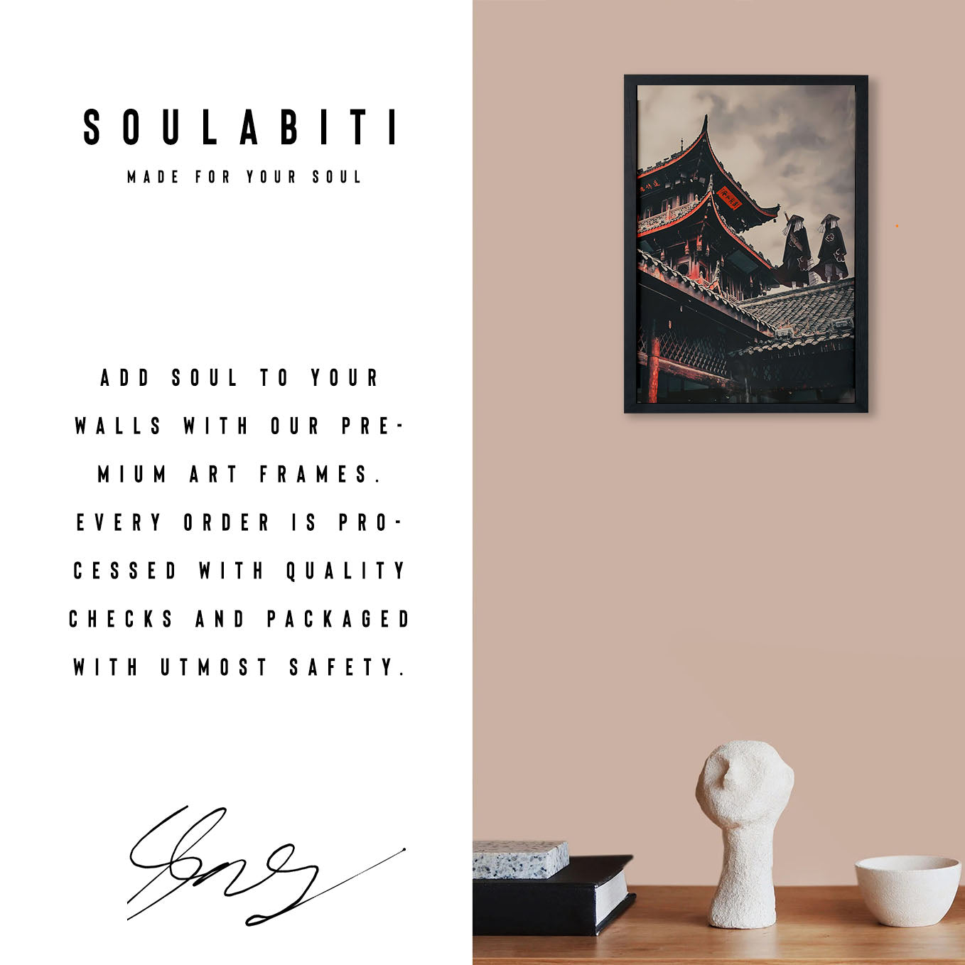 Naruto Kisame, Itachi Poster art framed 13x19-Inch - SoulAbiti