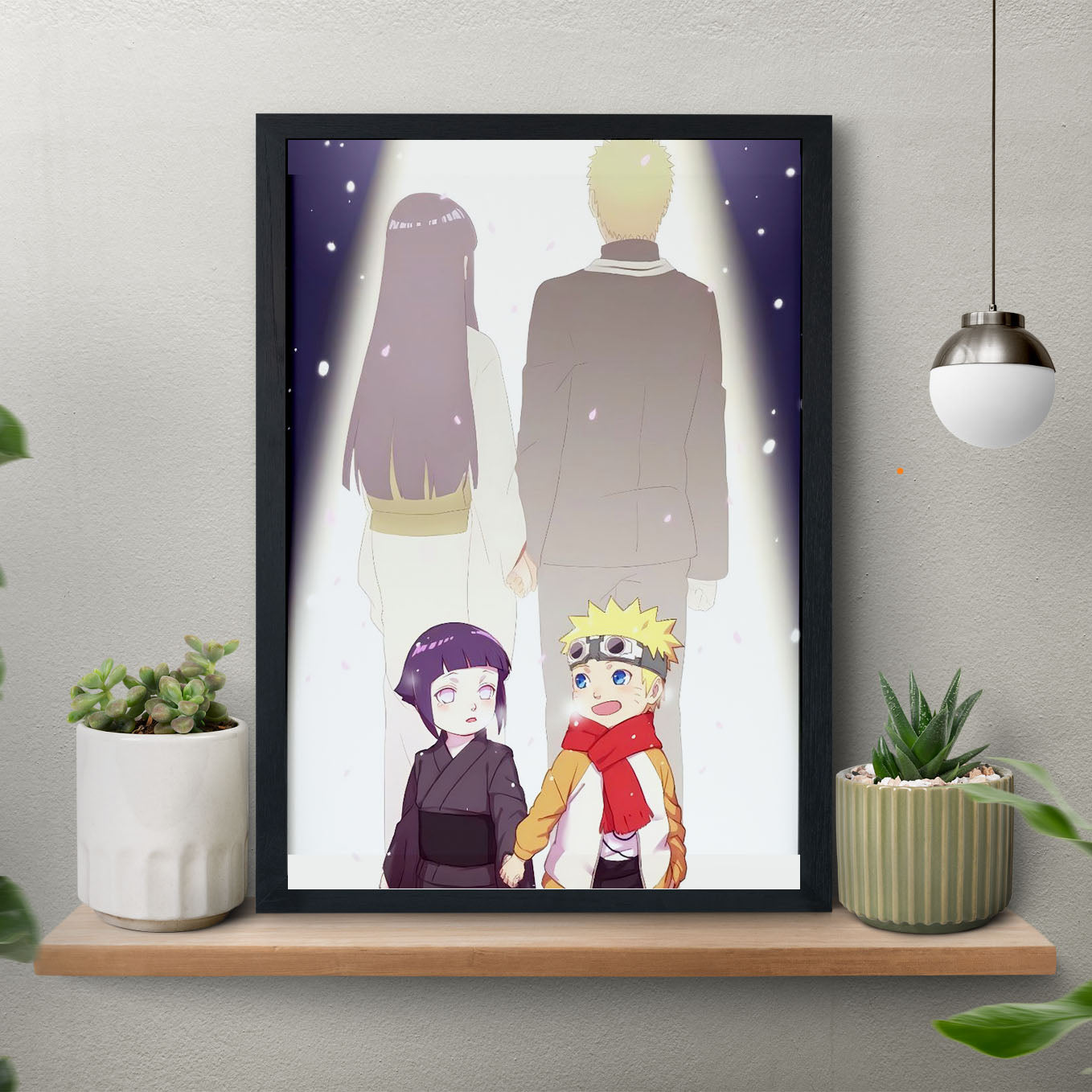 Naruto Naruto And Hinata Journey Poster framed 13x19-Inch - SoulAbiti