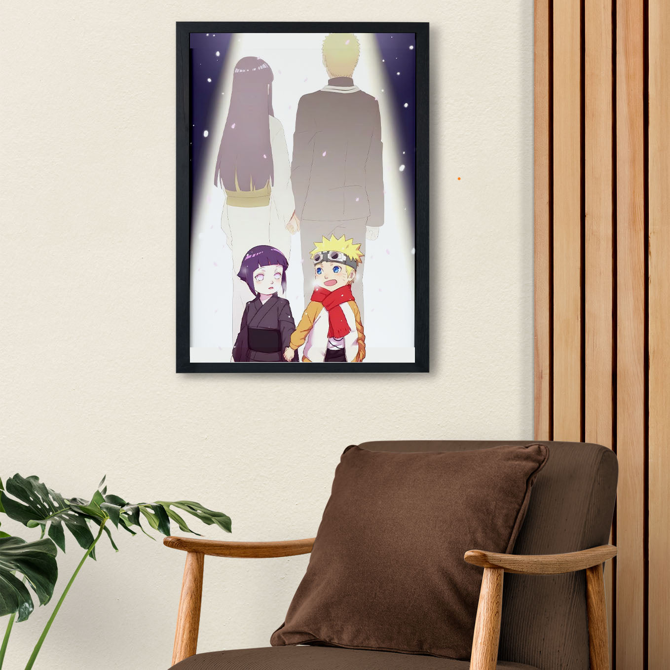 Naruto Naruto And Hinata Journey Poster framed 13x19-Inch - SoulAbiti