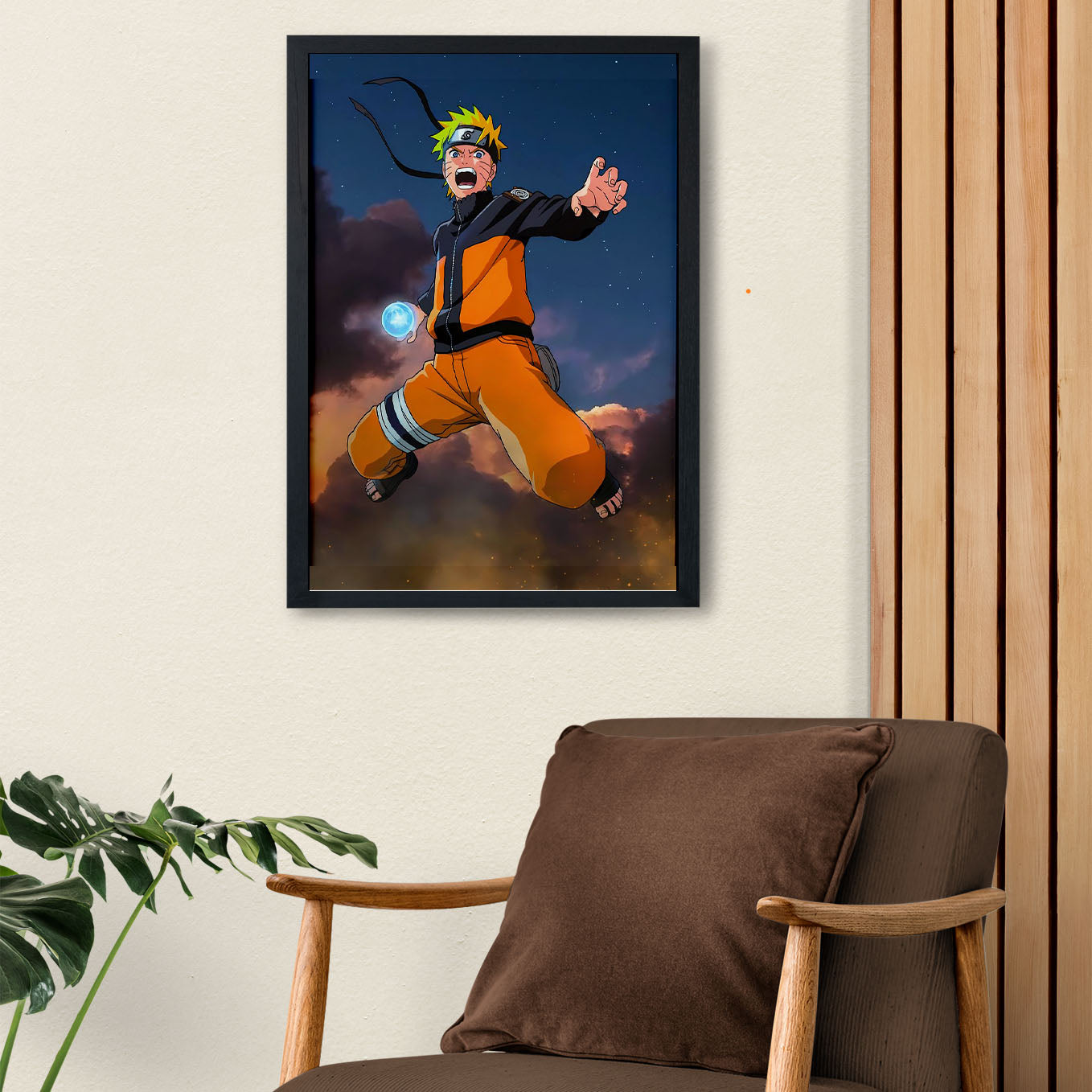 Naruto Rasengan Poster framed 13x19-Inch - SoulAbiti
