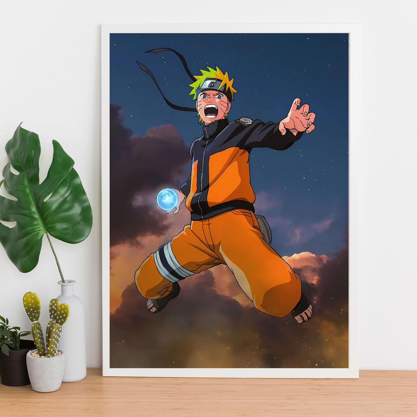 Naruto Rasengan Poster framed 13x19-Inch - SoulAbiti