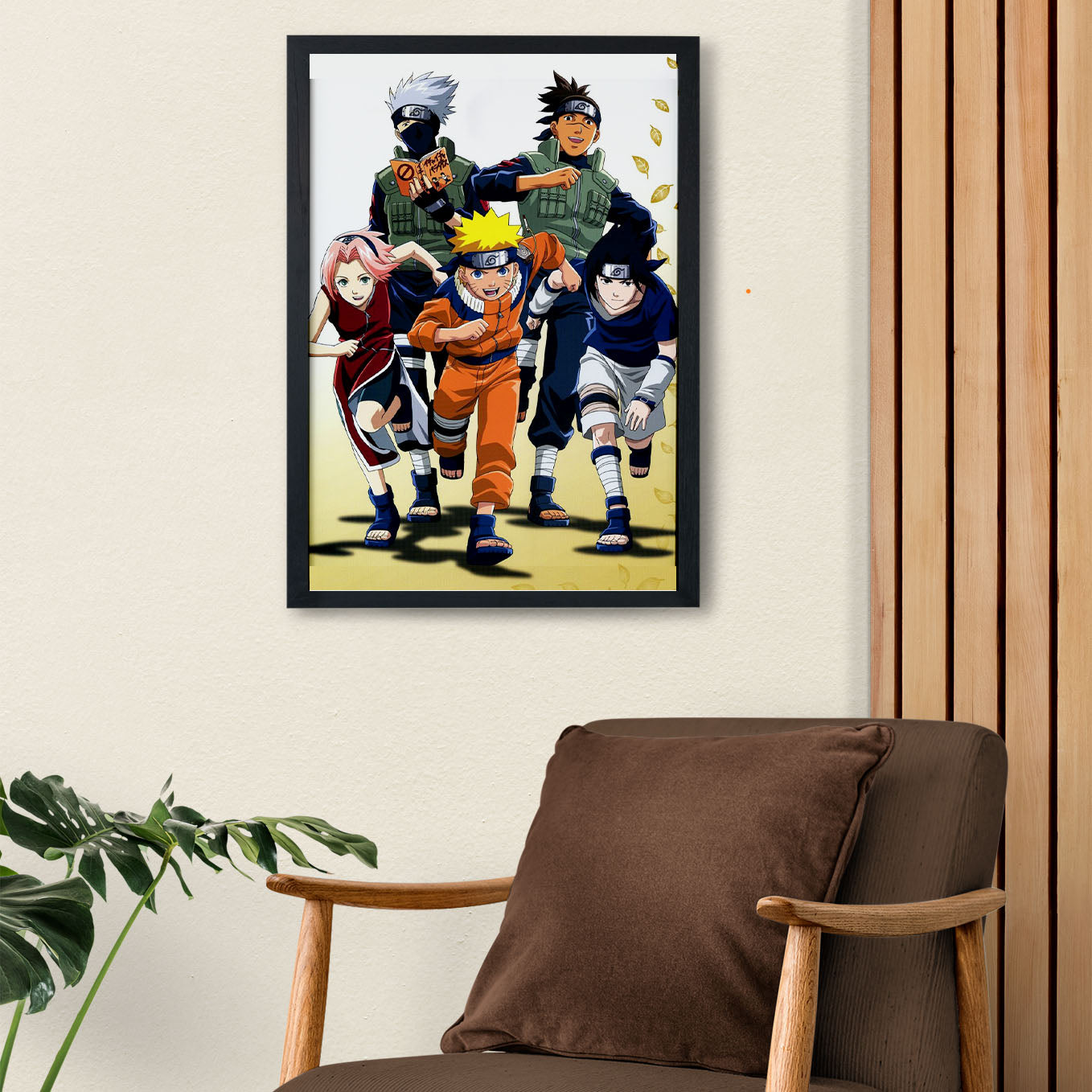 Naruto Team 7 Mentors Poster framed 13x19-Inch - SoulAbiti