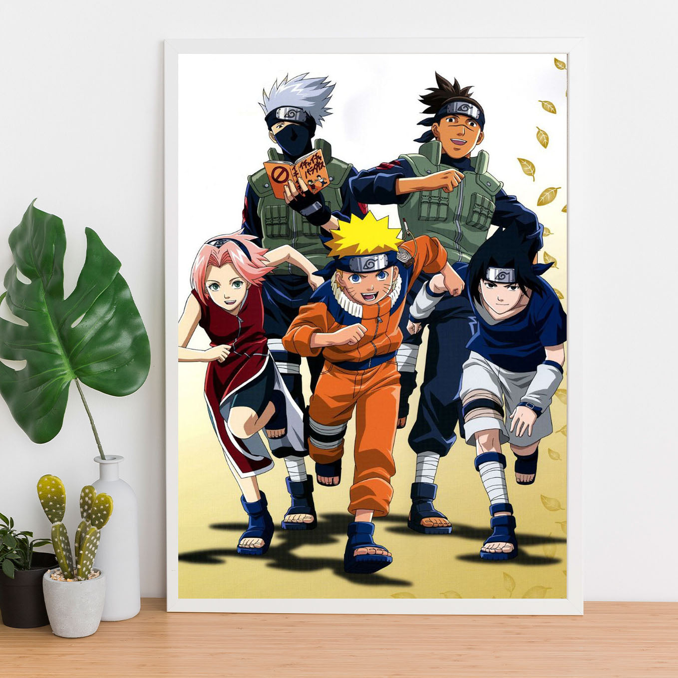 Naruto Team 7 Mentors Poster framed 13x19-Inch - SoulAbiti
