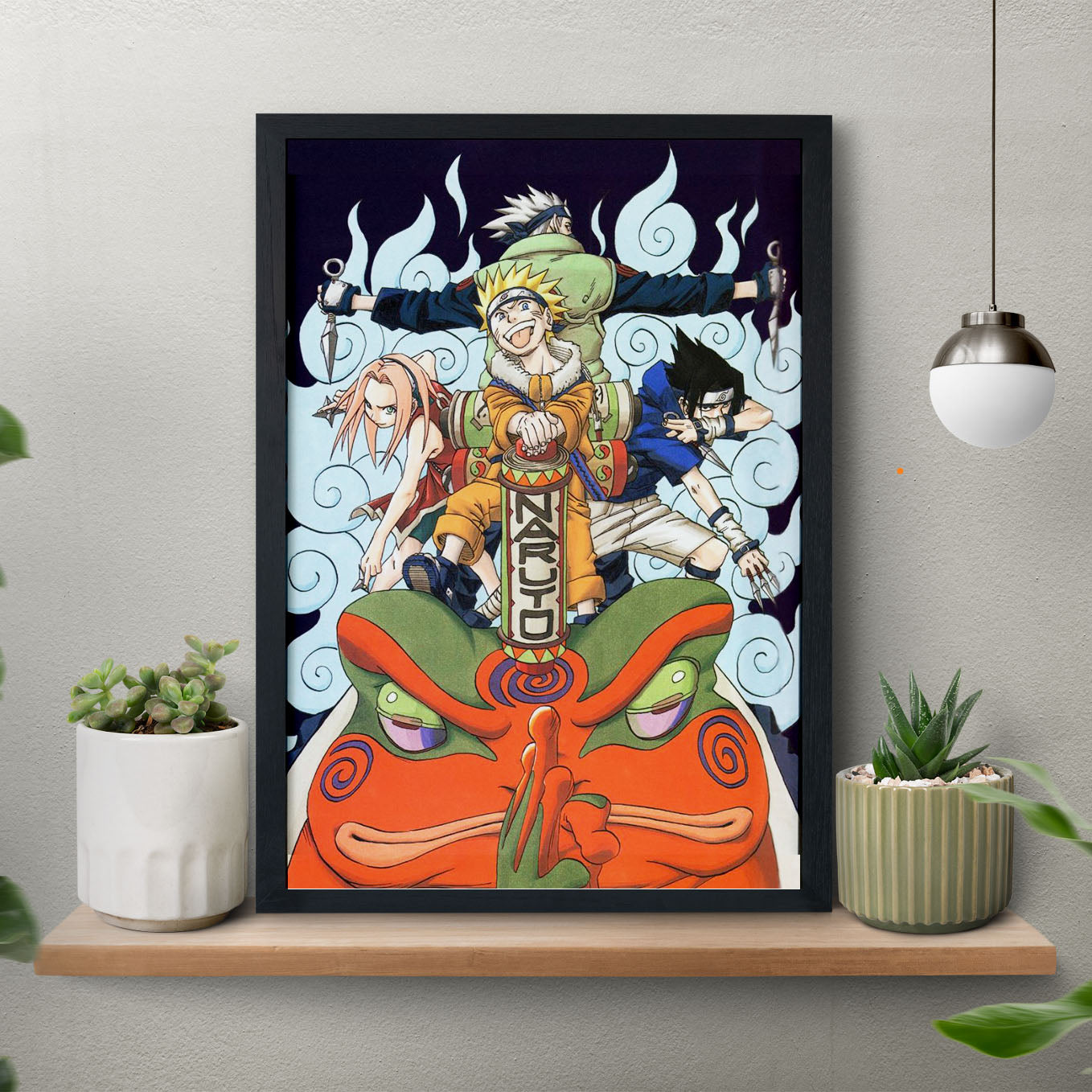 Naruto Team Poster framed 13x19-Inch - SoulAbiti