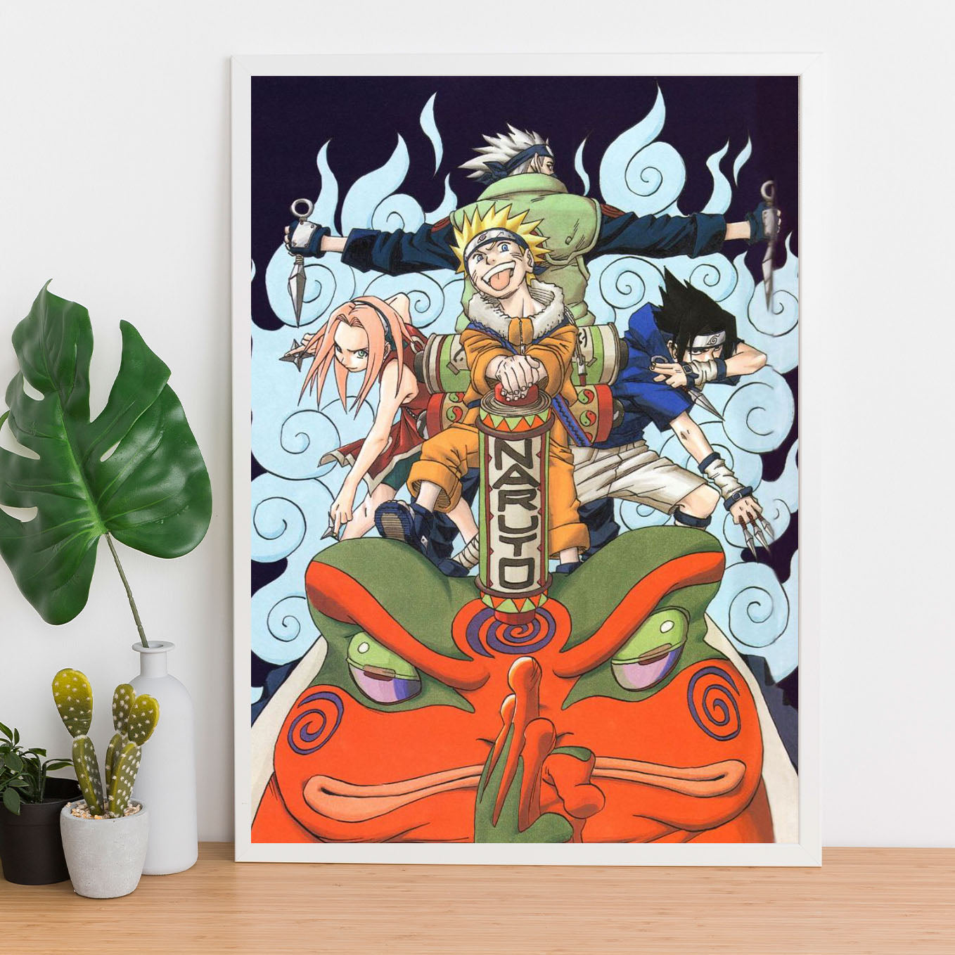 Naruto Team Poster framed 13x19-Inch - SoulAbiti