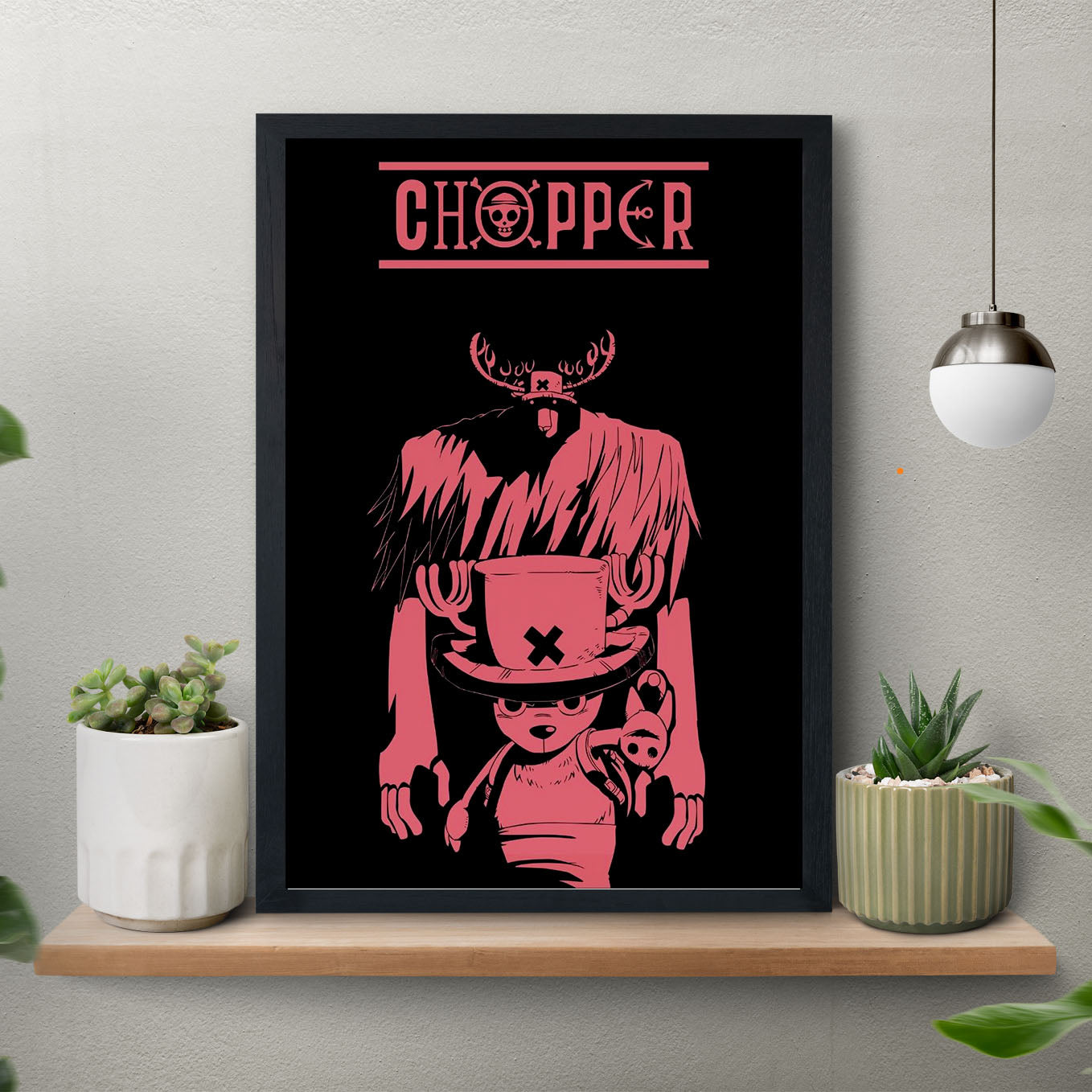 One Piece Chopper Monster point Poster Art Framed 13x19-Inch - SoulAbiti
