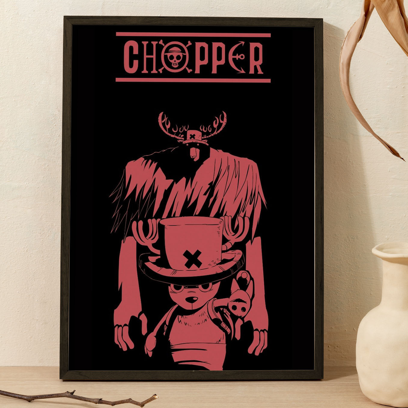 One Piece Chopper Monster point Poster Art Framed 13x19-Inch - SoulAbiti