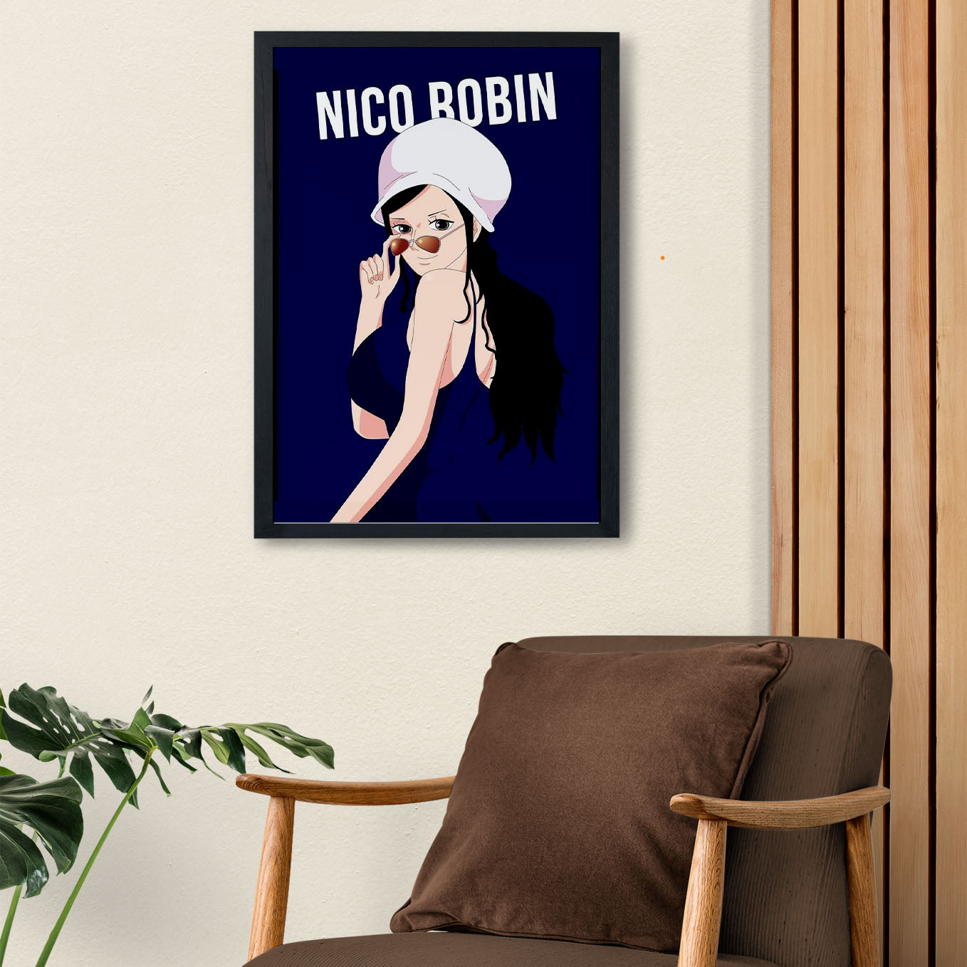 One Piece Devil Child Nico Robin Poster Art Framed 13x19 -Inch - SoulAbiti