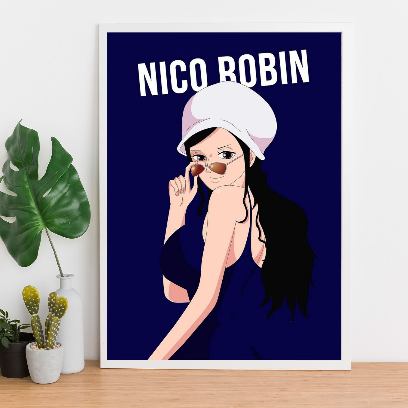 One Piece Devil Child Nico Robin Poster Art Framed 13x19 -Inch - SoulAbiti