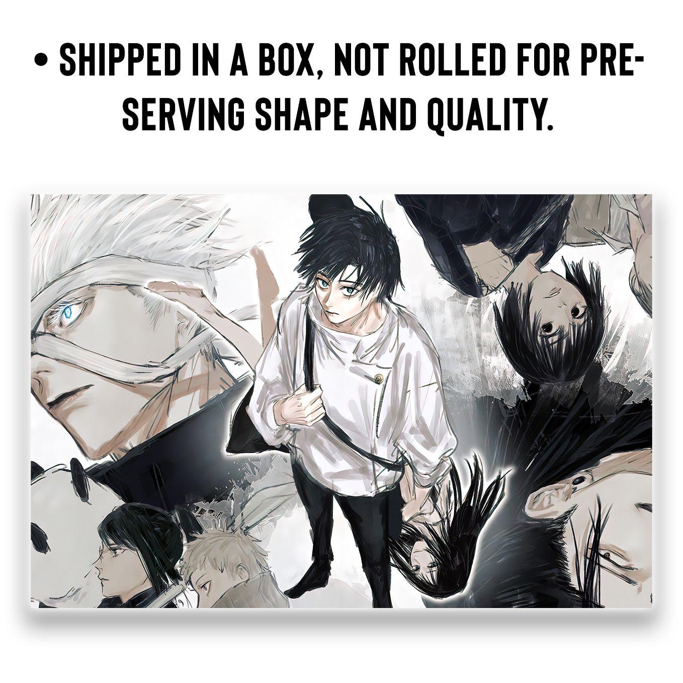 SoulAbiti Jujutsu Kaisen 0 Movie Yuta Okkotsu Poster 6 Landscape Designs (Gojo satoru, Maki, Panda, Inumaki, 12x18 Inches, 350 GSM) comes with double sided tape, Ideal gift for Sorcery fight fans - SoulAbiti