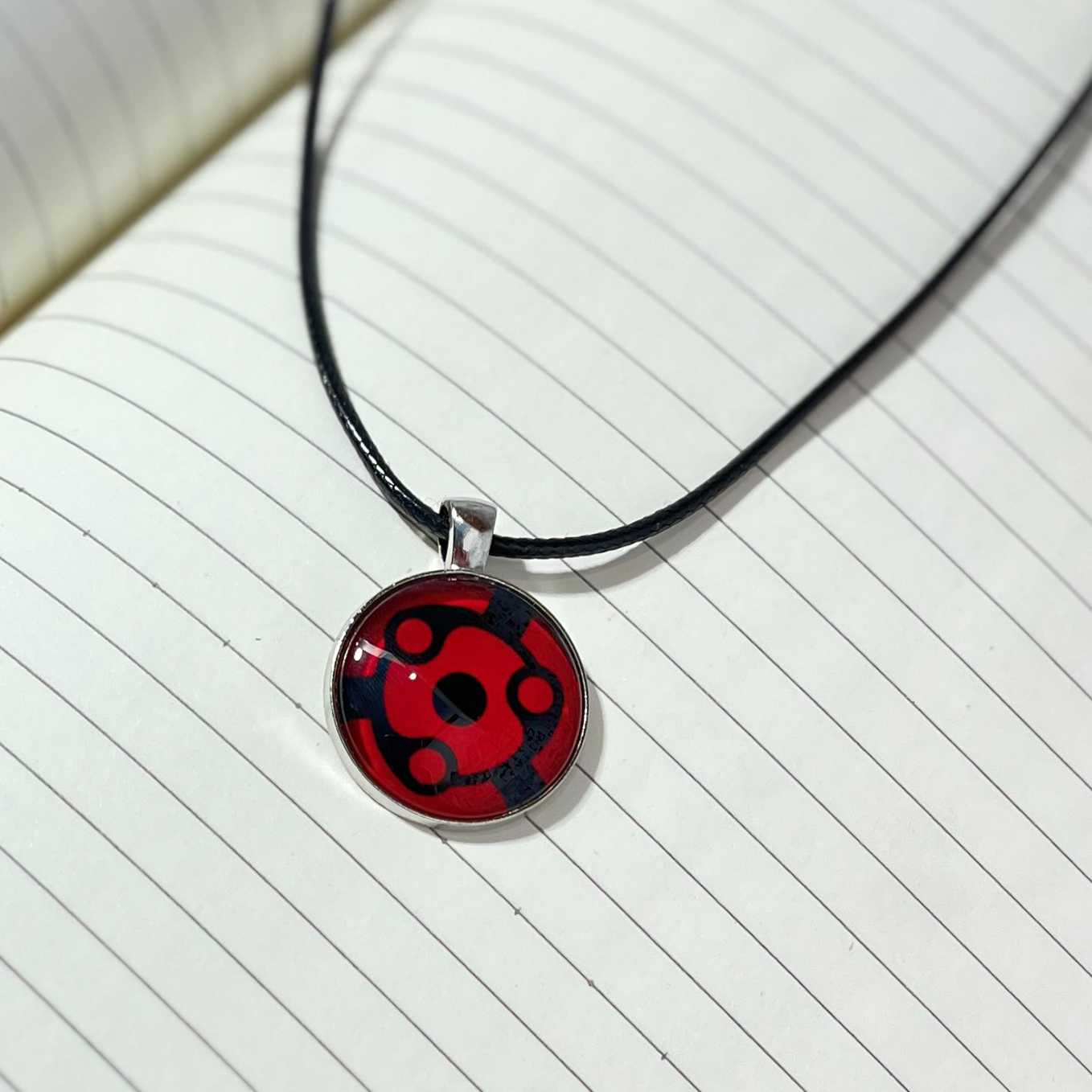 SoulAbiti Naruto Madara eternal mangekyou sharingan Pendant (2.5 cm Diameter) Ideal Gift for Madara Uchiha fan Fans - SoulAbiti