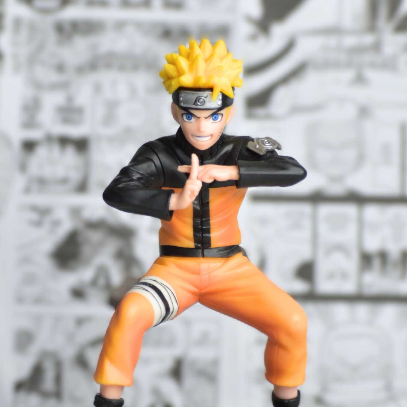 SoulAbiti Naruto Shippuden Action Figure (17 cm) with Round Base Naruto After Training Attire Jutsu Style Figurine Ideal Gift for Anime Fans Multicolor - SoulAbiti
