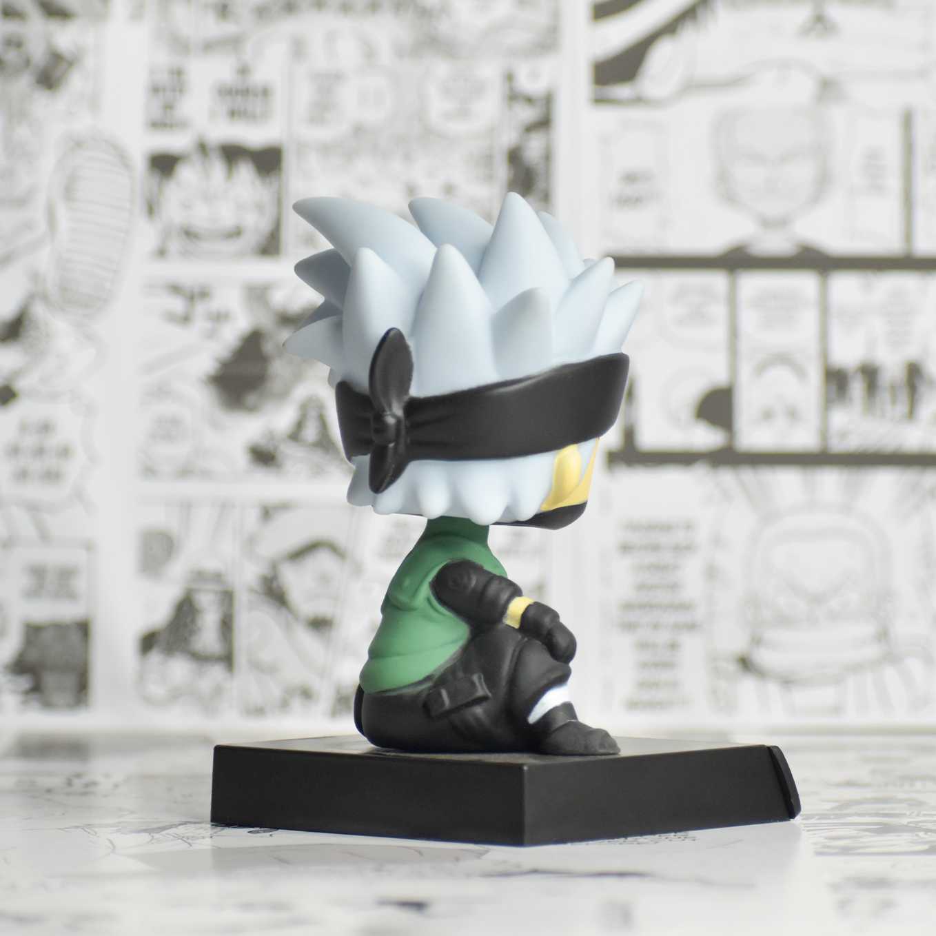 SoulAbiti Presents Naruto bobbleheads, Kakashi Hatake of The Hidden Leaf Village, Kakashi Hatake bobblehead, Kakashi (Mobile Holder, Car Dashboard décor, Table décor) - SoulAbiti