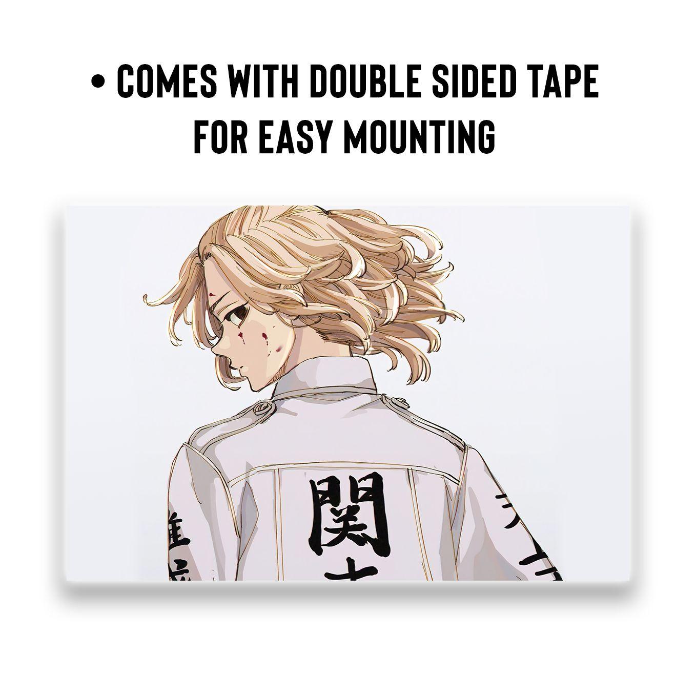 SoulAbiti Tokyo Revengers Poster 6 Landscape Designs (Mikey, Draken, Takemichi, chifuyu, Kazutora 12x18 Inches, 350 GSM) comes with double sided tape, Ideal gift for Anime fans - SoulAbiti