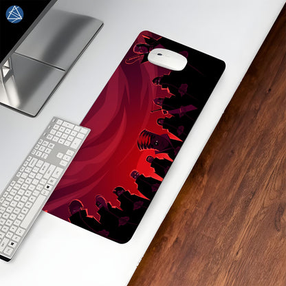 Naruto Akatsuki Members Mouse Pad - 23.6 x 11 inches Desk Pad - Gaming and Workstation Mat