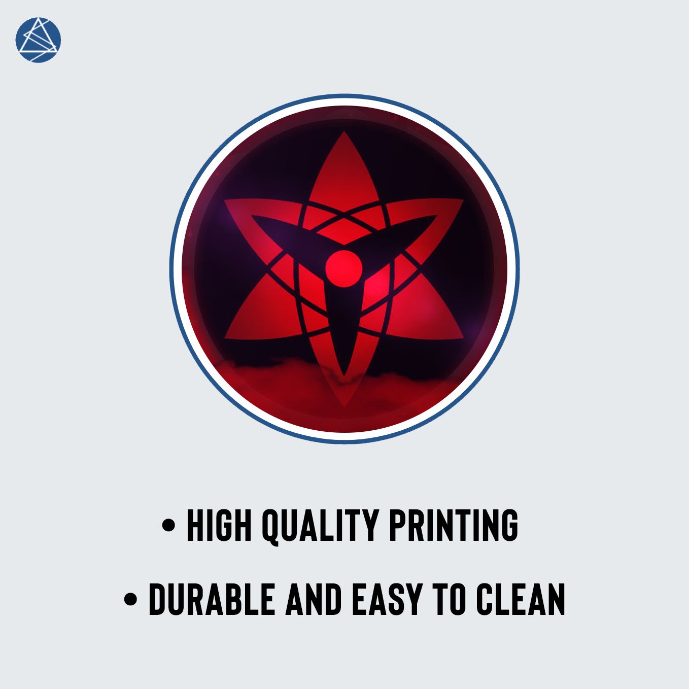 Naruto Sasuke Uchiha Mouse Pad - 23.6 x 11 Inches Desk Pad - Gaming and Workstation Mat for Eternal Sharingan Fans - Non-Slip Rubber Base - Smooth Surface for Precise Control