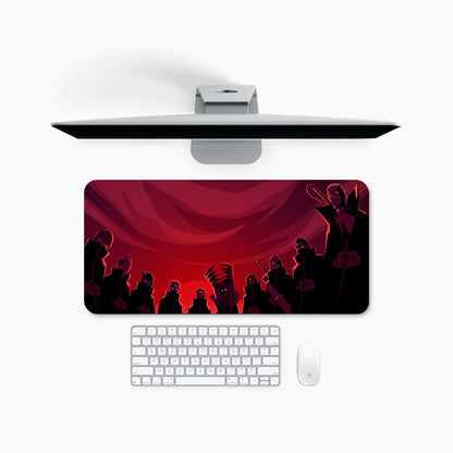 Naruto Akatsuki Members Mouse Pad - 23.6 x 11 inches Desk Pad - Gaming and Workstation Mat