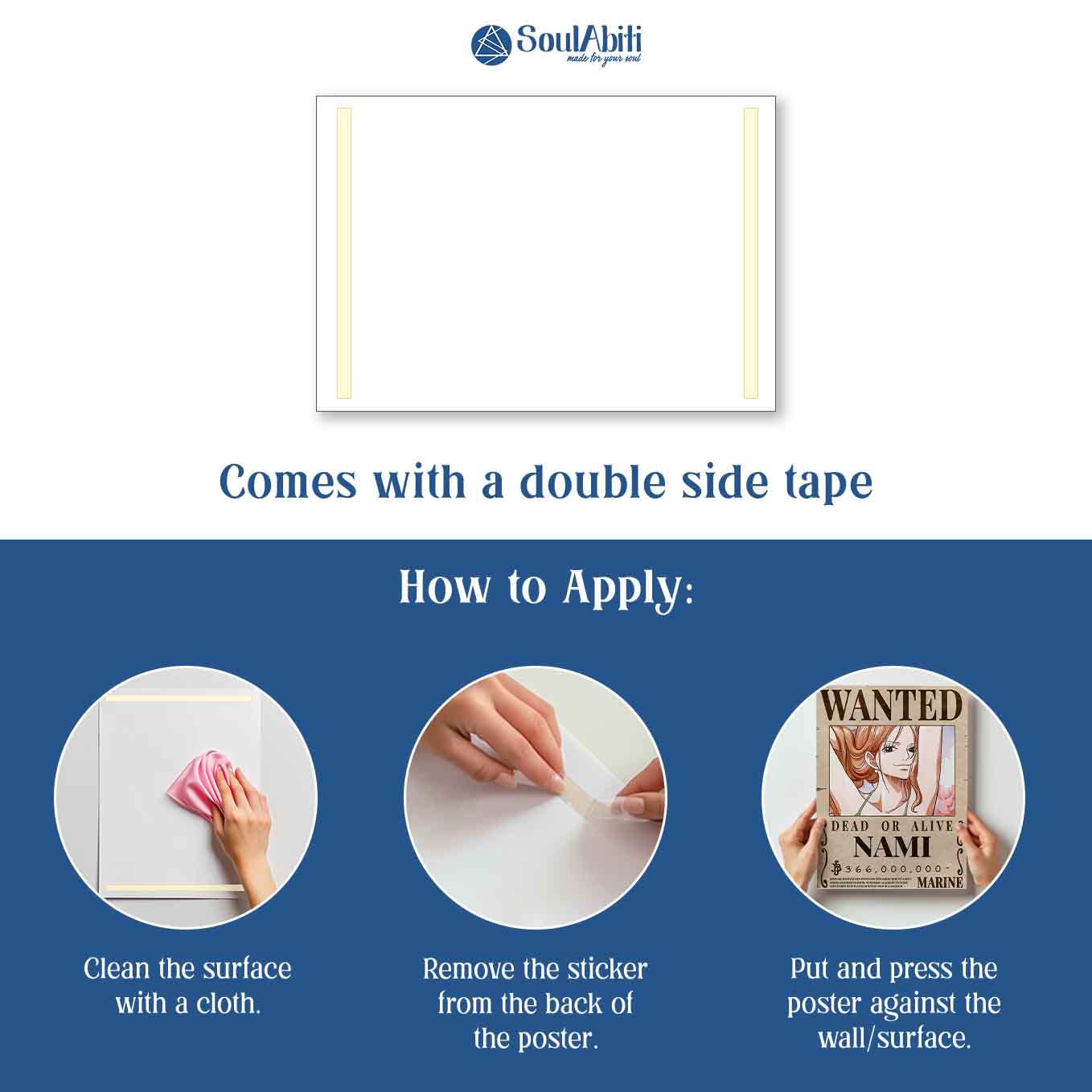 One piece Set of 20 wanted posters Luffy gear 5, Free Stickers (A4 size, 370 GSM) Post wano arc posters, double sided tape