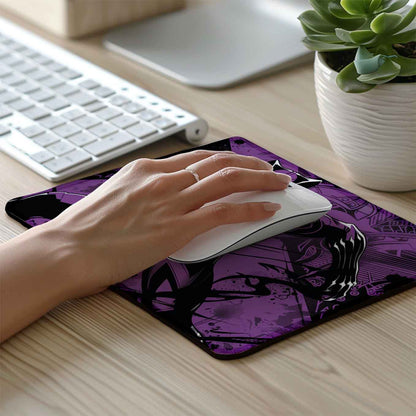 Black Panther Set of 2 Stitched Gaming Mouse Pads with Anti-Slip Rubber Base and Waterproof Surface