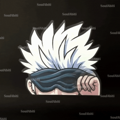 Adesivi Movimento 3D Gojo Satoru Anime Jujutsu Kaisen Adesivi Auto Impermeabili, Adesivi Per Laptop - Foto 12