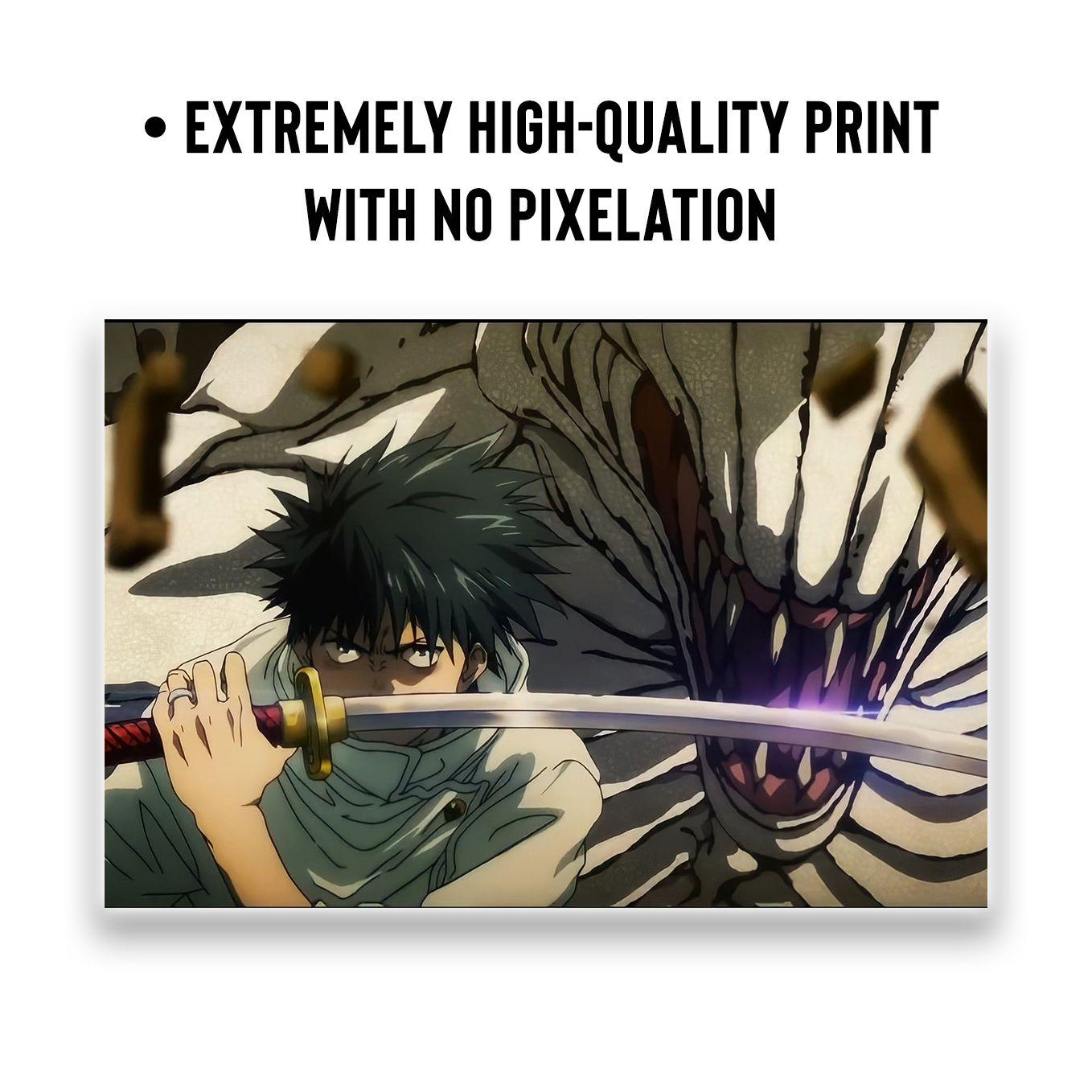 Jujutsu Kaisen Mix Characters Poster 6 Landscape Designs 12x18 Inches, 350 GSM - SoulAbiti