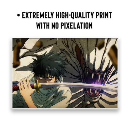 Jujutsu Kaisen Mix Characters Poster 6 Landscape Designs 12x18 Inches, 350 GSM - SoulAbiti