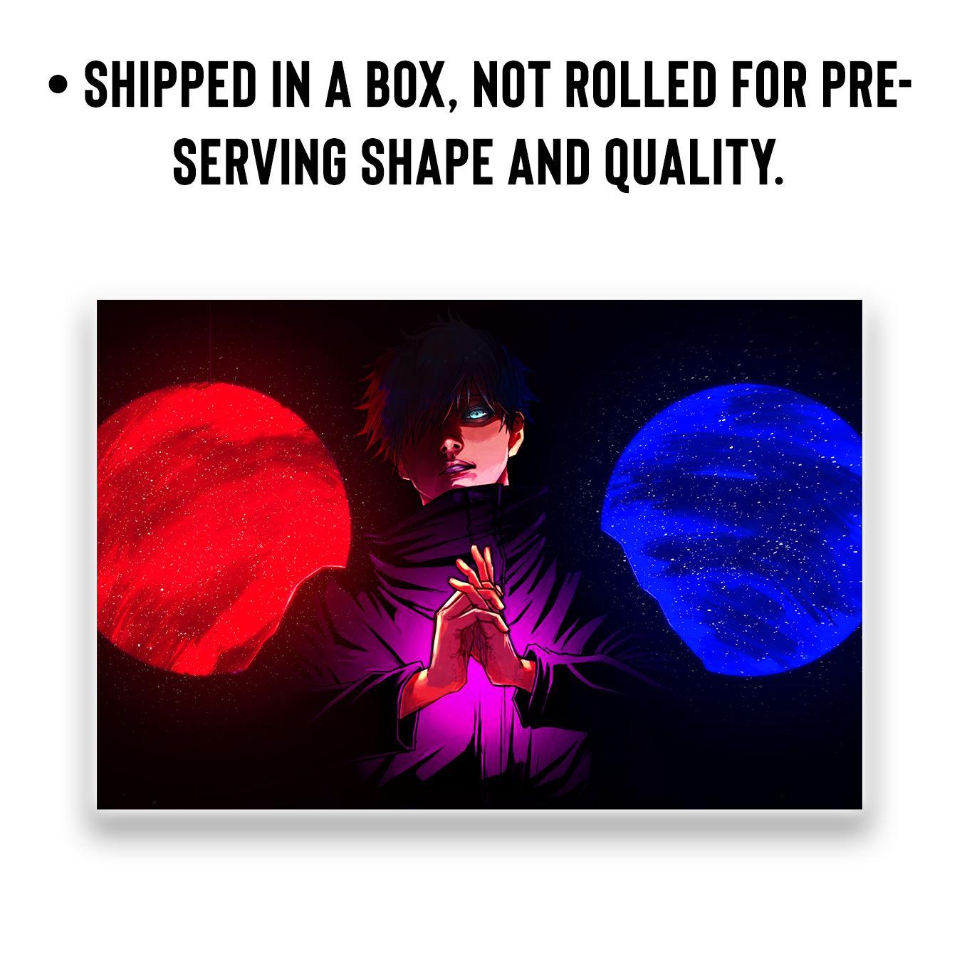 Jujutsu Kaisen Mix Characters Poster 6 Landscape Designs 12x18 Inches, 350 GSM - SoulAbiti